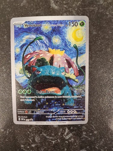 Carte POKEMON Charizard, Pikachu, Venosaur, Blastoise VAN GOGH FAN ART Promo - Foto 47 di 107