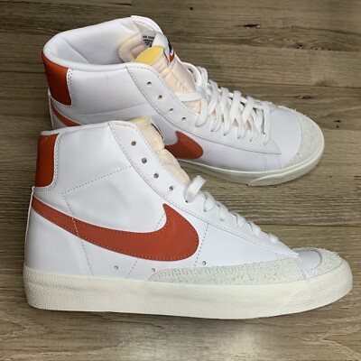 Nike Blazer Mid 77 White Sail Cinnabar Orange Shoes DZ4408 Nike Blazer Mid 77 White Sail Cinnabar Orange Shoes DZ4408