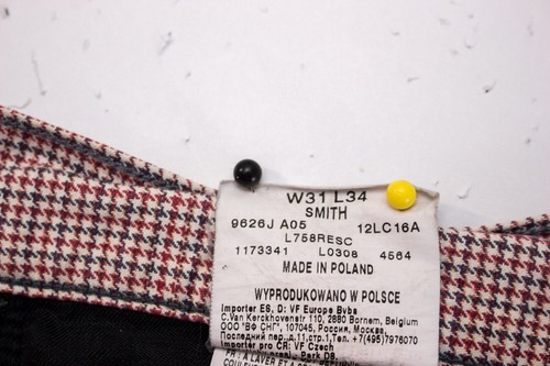 LEE Hombres Smith Slim Straight Leg Jeans Casual Talla W31 L34 BBZ14 - Imagen 8 de 8