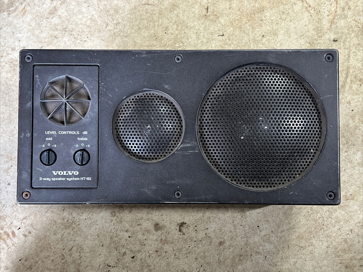 RARE Volvo OEM 3-Way Speaker System HT-161 for Volvo 240 740