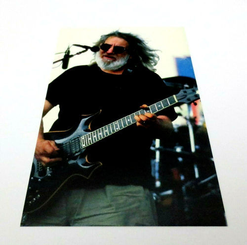 Grateful Dead Jerry Garcia Postcard 1995 Live Photo Image Post Card GD JG - Picture 2 of 12