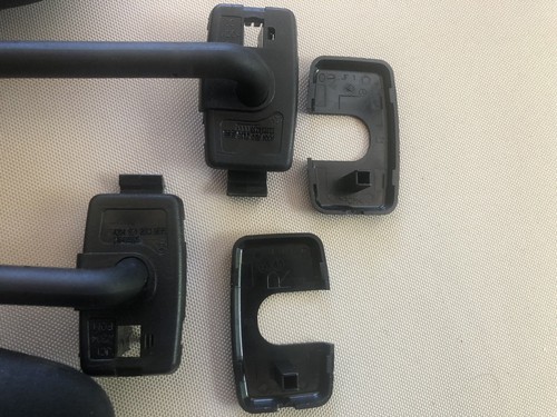 2008-2015 Mercedes W204 C250 C300 RIGHT & LEFT Side Sun Visor Set Black OEM - Picture 22 of 24