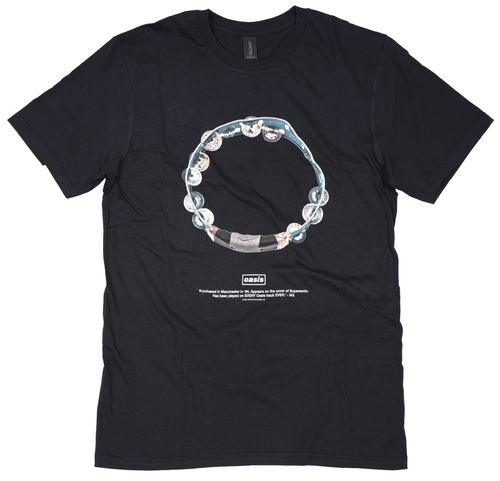 Official Oasis T Shirt Supersonic Tambourine Reunion Tour 2025 New Black - Picture 18 of 32