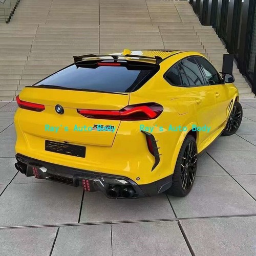 Alerón trasero de fibra de carbono para BMW X6M F96 M Competition 2 piezas - Imagen 10 de 11