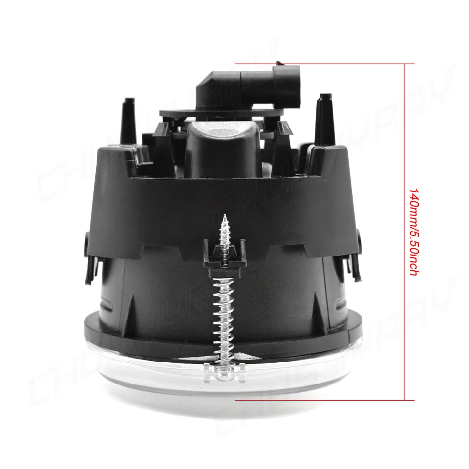 For Jeep Patriot 07-09 Clear Lens Pair Bumper Fog Lights Front Replacement Lamps - image 4 of 4