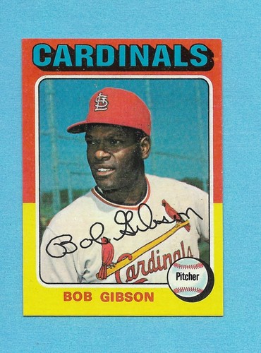 1975 Topps #150 Bob Gibson HOF St Louis Cardinals Star NRMT +
