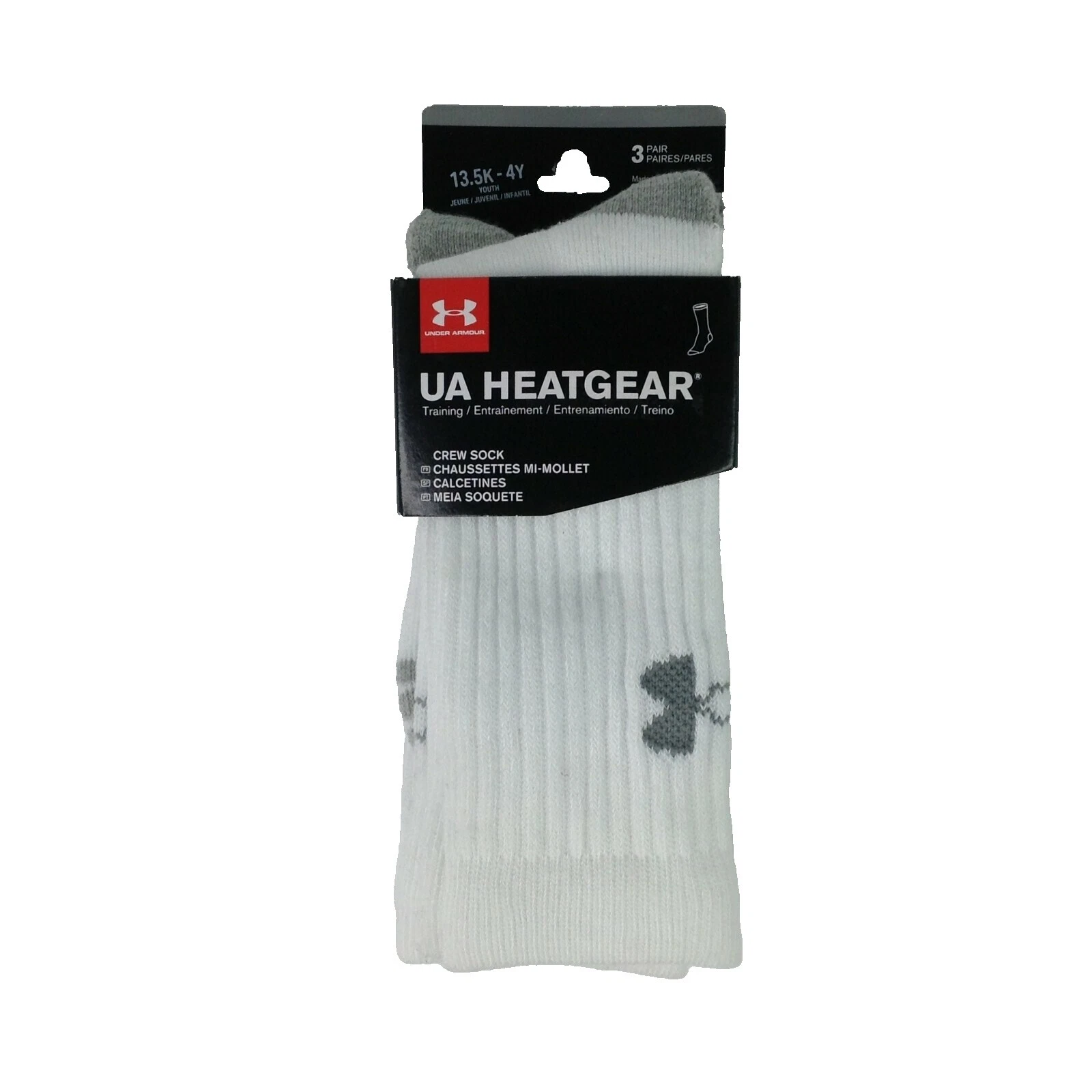 Calcetines Blancos Under Armour Talla L para Niños