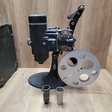 Vtg Art Deco Bell  Howell Filmo 57 Model G 16mm Retro Projector  Case Untested