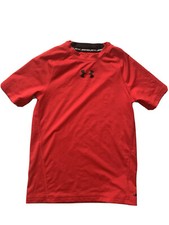 UNDER ARMOUR FITTED T-SHIRT YSM RED EUC