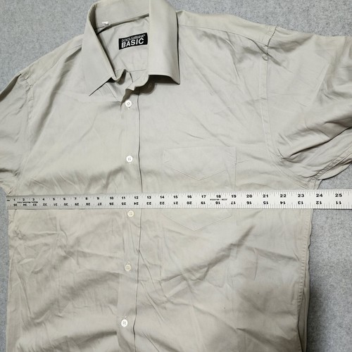 Camisa Dolce Gabanna Basics Talla 16/41 Para Hombre Grande Hecha en Italia Algodón Gris - Imagen 4 de 10
