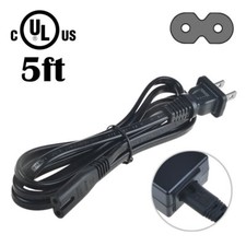 Power Cord 5ft fig8 for Technics SL-BD22 SL-B270U SL-QD2 turntable record player