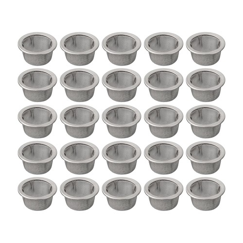 20xSmoking Pipe Stainless Steel Screen FiltersScreen Steel Mesh Concave Bowl - Picture 20 of 24