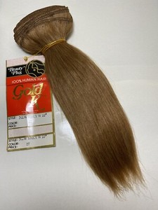 Gold K New Yaki 10 Human Hair Weave Color 27 Strawberry Blonde Ebay
