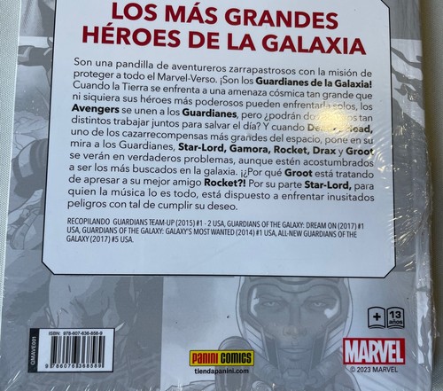 Guardianes de la Galaxia Marvel-Verse Softcover Spanish Version Sellada. - Picture 4 of 5
