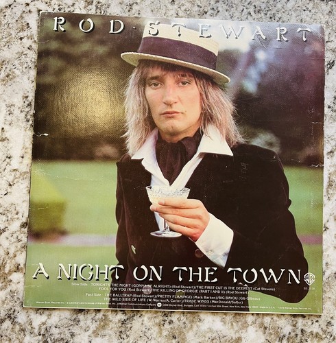 1976 Rod Stewart A Night On The Town WB Records Vinyl LP BS2938 - Picture 1 of 3