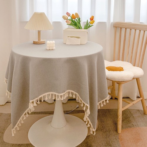 Tablecloth Table Cover Tassel Fringe Banquet Party Dinning Room Home Decoration - Picture 13 of 21