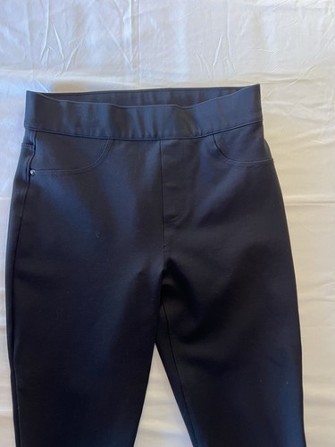 Spanx Leggings Black Pull On Jean-ish Ankle Skinny Stretch Shaping Cozycore Slim - Picture 3 of 8