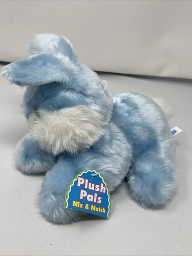 Kids Preferred Plush Easter Bunny Plush Pals 9” Blue White 2004 Retired - Picture 2 of 8