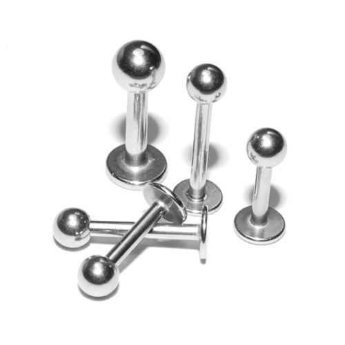 Tragus Bar Labret Tongue Bar Captive Bead Ring eyebrow BCR Nipple Ear Bar - Picture 4 of 8