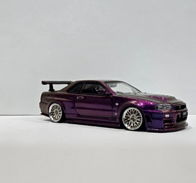 1/64 Scale Diecast Car Inno64 Nissan Skyline GT-R R34 Z-Tune