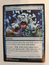 MTG Magic The Gathering Card Sweet Oblivion Sorcery Blue Theros Beyond Death 