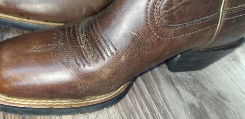 Ariat Heritage Western Boots Country Cowgirl Brown Womens Size 3 UK - Picture 15 of 24