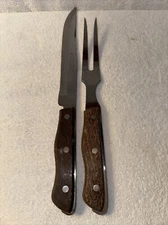 Vtg 2 Piece Carving Knife Set Precision Hollow Ground Fine Stainless Japan