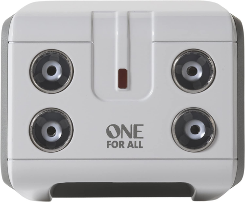 4-Way TV Signal Booster Splitter - 14X Amplified, Easy Plug & Play - 第 4/12 張圖片