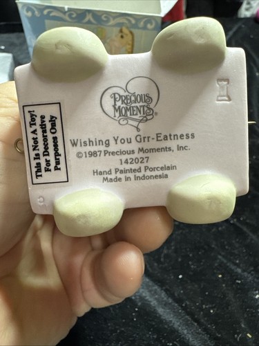 Enesco Precious Moments Birthday Series - Seven Years Old # 109479 Leopard 1987 - Picture 6 of 6