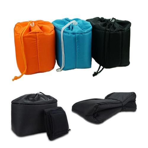 Foldable SLR Pouch DSLR Insert Liner Padded Protective Cover Camera Lens Case - Afbeelding 1 van 14