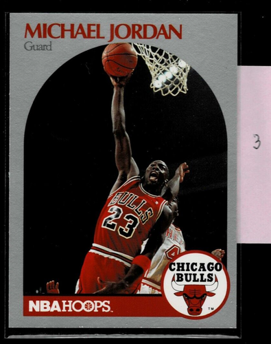 1990-91 NBA Hoops - #65 Michael Jordan - Picture 3 of 14