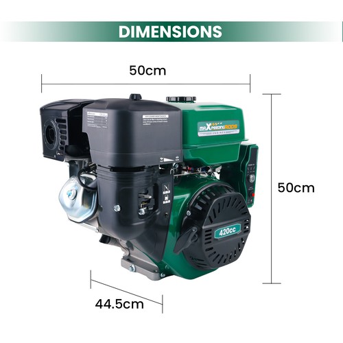 Einzylinder Benzinmotor 420ccm 15PS E-start for Wasserpumpen Hochdruckreinigern - Bild 3 von 11