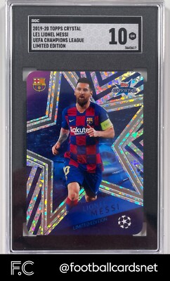 2019 Topps Crystal Lionel Messi #LE1 Champions League