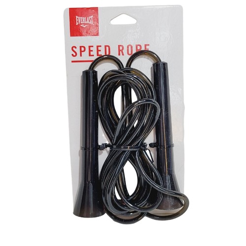 Everlast Speed Jump Rope 9 Feet Black Model P000383 Lightweight Extruded Plastic - Picture 1 of 4