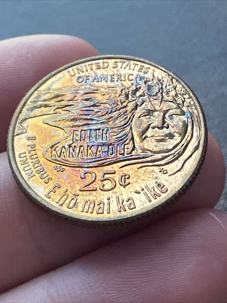2023 D Washington Edith Kanaka'ole Quarter Actual Coin 2023 D Washington Edith Kanaka'ole Quarter Actual Coin