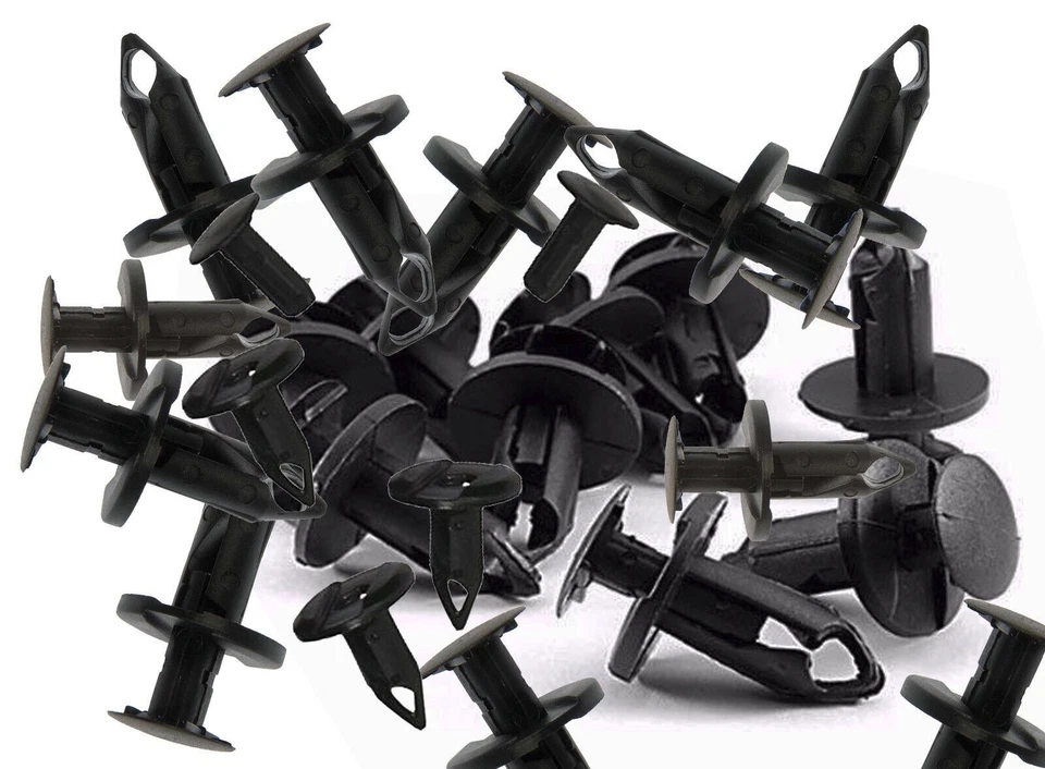 Para-choque para motor forro escudo respingo prendedor rebite empurrar clipe plástico para GM - Imagem 4 de 4