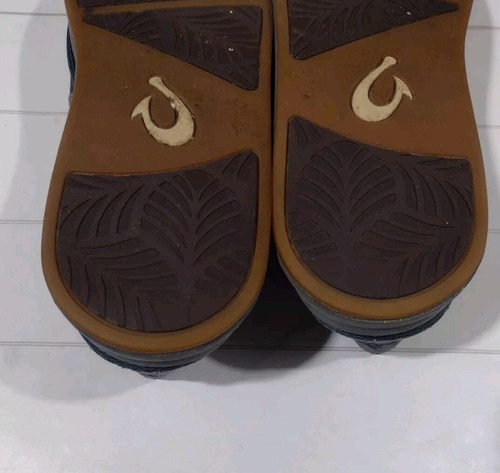 Olukai Ki’lhele Slip On Shoes Sneakers Size 9 Gray Casual Mesh Comfort - Picture 8 of 9