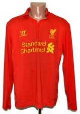 LIVERPOOL 2012/2013 HOME FOOTBALL SHIRT JERSEY WARRIOR L ADULT LONG