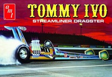 AMT 1254 Tommy Ivo Streamliner Dragster 1/25 Scale Unpainted Model Kit