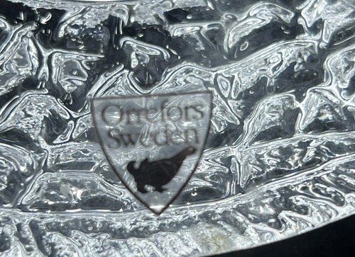 Orrefors Crystal Votive Candle Holder Discus By Lars Hellsten Scandinavian 5.5” - Picture 5 of 6