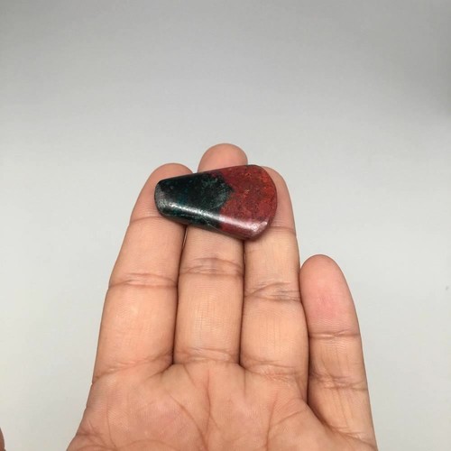 11,6 g, 1,4 Zoll x 0,9 Zoll x 6 mm Sonora Sunset Chrysokoll Cuprit Cabochon @Mexiko, SC334 - Bild 3 von 8