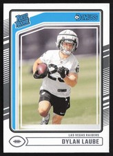 2024 Donruss Dylan Laube #372 Rookie RC Las Vegas Raiders