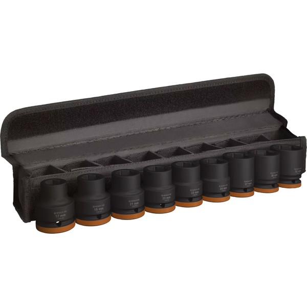 "Bosch Professional Pro Impact SteckschlüSseleinsatz-Set 3/4\", 9-Teilig, Schwarz"-image