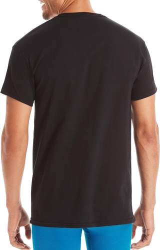 Men'S Cotton, Moisture-Wicking Crew Tee Undershirts, Multi-Packs Available - Picture 3 of 12