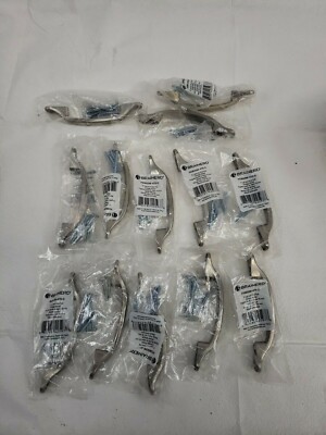 Brainerd Leaf & Vine 3'' O.C. Vintage Nickel Arch Handle Cabinet Pull-LOT OF 13