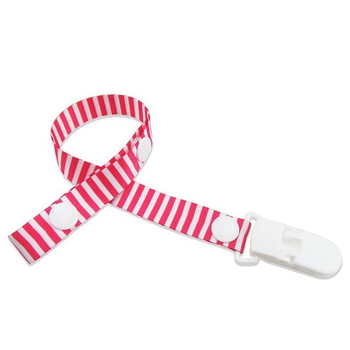 Pacifier Clip Chain - Adjustable Ribbon Dummy Holder Pacifier Clips Strap 1PC - Picture 25 of 50