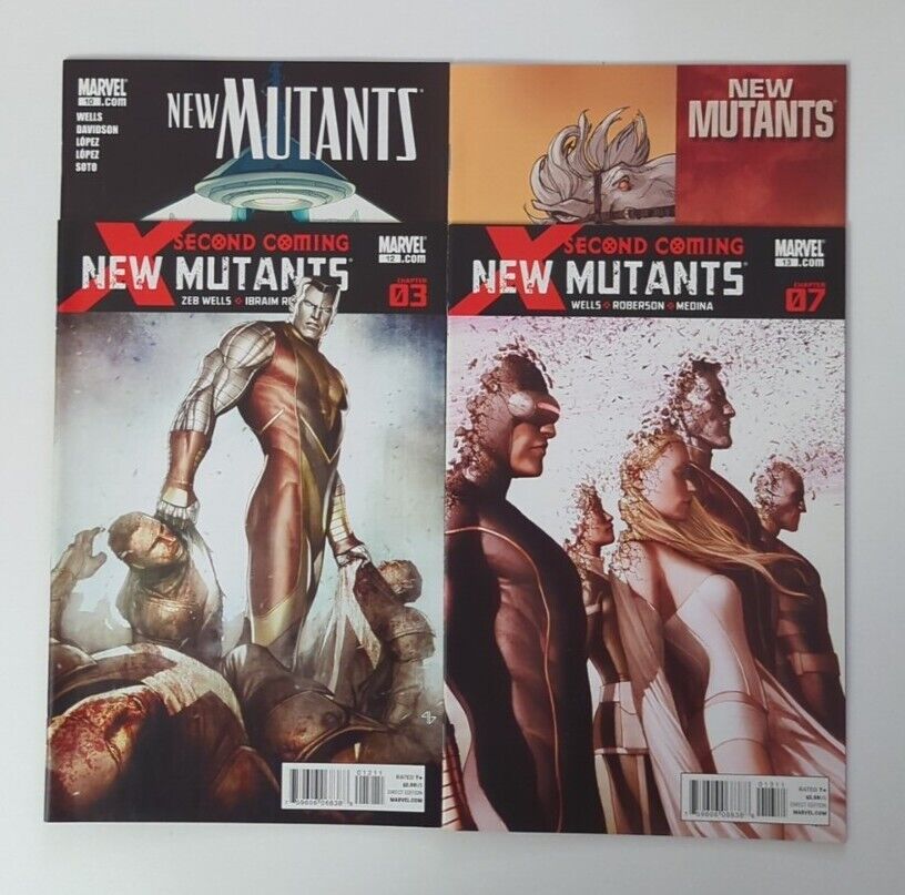 Lot Of 4 2010 Marvel New Mutants Comics #10-13 VF/NM