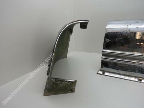 Pair Vintage Chrome over Bronze Boat Cowl Vents -XE2C142 - Picture 3 of 8