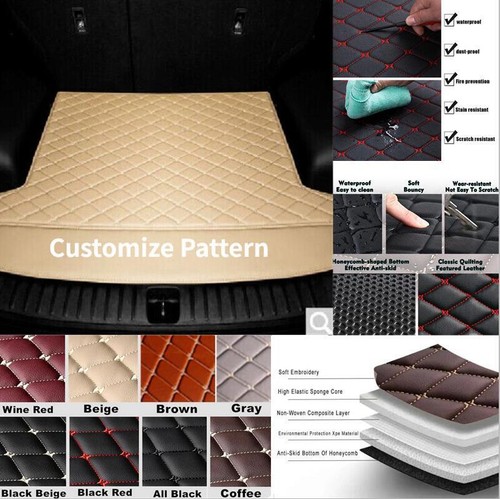 For Chevrolet All Models Cargo Liner Mats Car Trunk Mats Waterproof Carpets Rugs - Bild 9 von 14