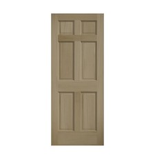 6 Panel Raised Clear Pine Stain Grade Solid Core Interior Wood Doors 8'0 Height